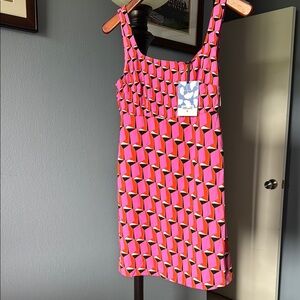 DVF for Target Pink Geometric Dress NWT